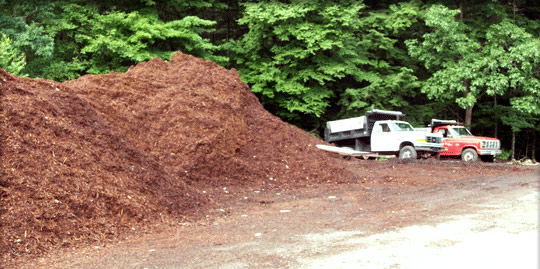 New Hampshire bark mulch